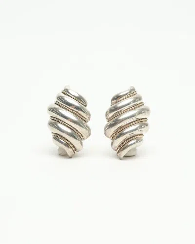 Tiffany & Co Silver Clip On Earrings