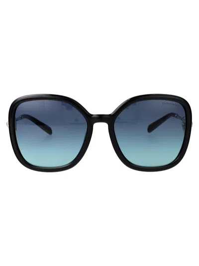 Tiffany & Co Tiffany Black Injected Sunglasses In 83429s Black