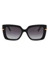 Tiffany & Co Tf 4199 8001s4 53mm Womens Butterfly Sunglasses In 80013c Black