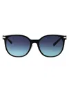 Tiffany & Co Tiffany Black On Tiffany Blue Acetate Sunglasses In 80559s Black On Tiffany Blue