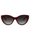 Tiffany & Co Tiffany  Co. Cat-eye Frame Sunglasses In 83893c Burgundy