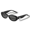 Tiffany & Co . Cat-eye Sunglasses With Chain Detail In Black