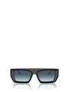 Tiffany & Co Tf4214u Rectangle-frame Metal Sunglasses In Black