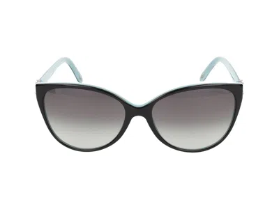 Tiffany & Co . Sunglasses In Black On Tiffany Blue