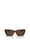 Tiffany & Co Acetate Rectangular Sunglasses In Brown
