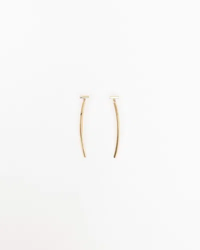 Tiffany & Co T Bar Earrings 18kt Yellow Gold
