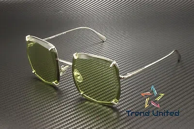 Pre-owned Tiffany & Co . Tf3089 6001 2 Silver Light Green 52 Mm Women's Sunglasses