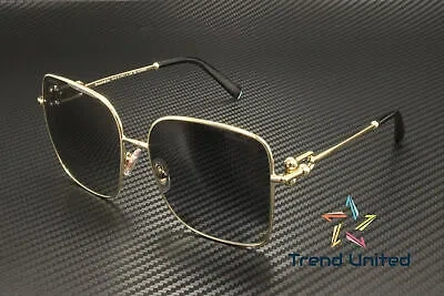Pre-owned Tiffany & Co . Tf3094 6198t3 Pale Gold Grey Gradpolarized 58mm Women's Sunglasses In Grey Gradient Polar