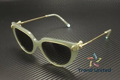 Pre-owned Tiffany & Co . Tf4195 835811 Opal Green Grey Gradient 54 Mm Women's Sunglasses