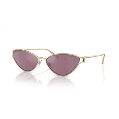 Tiffany & Co . Triangle Frame Sunglasses In Gold