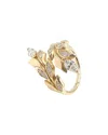 TIFFANY & CO TIFFANY & CO. VICTORIA VINE 18K 0.41 CT. TW. DIAMOND BYPASS RING (AUTHENTIC  PRE-OWNED)