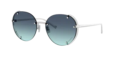 Tiffany & Co . Woman Sunglasses Tf3110kb In Silver