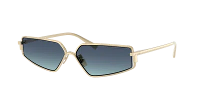 Tiffany & Co . Woman Sunglasses Tf3113kb In Azure Gradient Blue