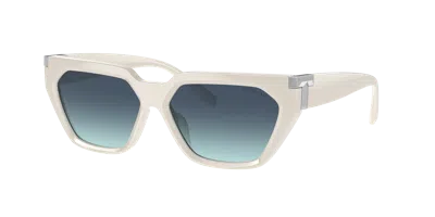 Tiffany & Co . Woman Sunglasses Tf4205u In Azure Gradient Blue