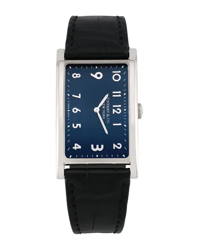 Tiffany & Co . Women's East West Watch, Circa 1980s (authentic ) In Black