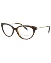 Tiffany & Co . Women's Tf2183 54mm Optical Frames In Brown