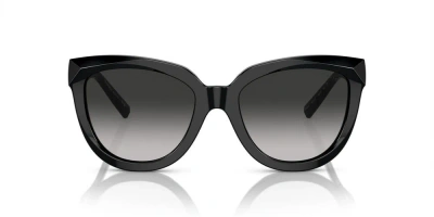 Tiffany & Co . 53mm Gradient Cat Eye Sunglasses In Black