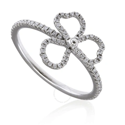 TIFFANY & CO TIFFANY & CO. LADIES TIFFANY PAPER FLOWERS DIAMOND OPEN FLOWER RING