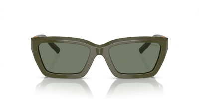 Tiffany & Co Rectangular Sunglasses In Green