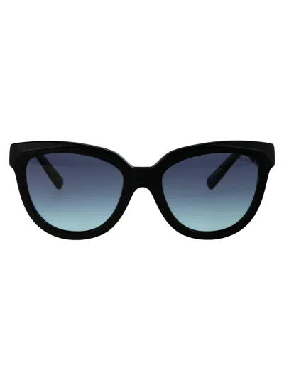 TIFFANY & CO TIFFANY BLACK ACETATE SUNGLASSES