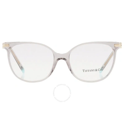Tiffany & Co Tiffany Demo Cat Eye Ladies Eyeglasses Tf2220b 8270 52 In Gold / Gray