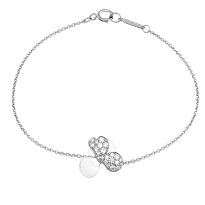 Tiffany & Co Tiffany Ladies Tiffany Paper Flowers Diamond Flower Bracelet In Platinum / Spring