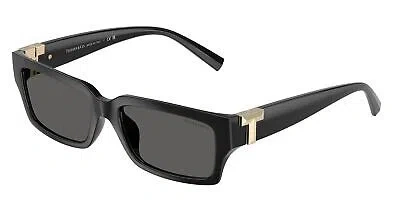 Pre-owned Tiffany & Co Tiffany Sunglasses Tf4226u 8001s4 Black Grey Men Women In Gray