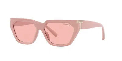Pre-owned Tiffany & Co Tiffany Tf 4205u Pink/light Pink (8371/5) Sunglasses