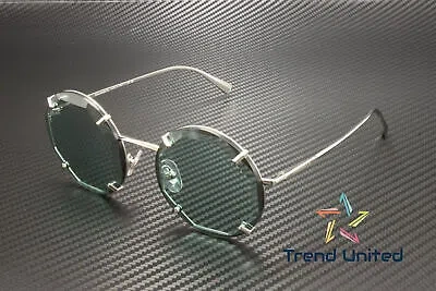 Pre-owned Tiffany & Co Tiffany Tf3091 6001d9 Silver Light Azure 52 Mm Women's Sunglasses