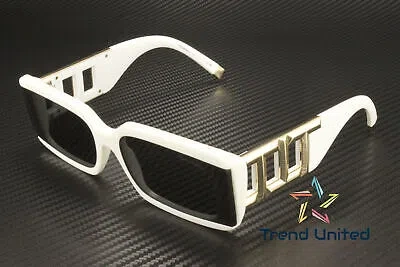 Pre-owned Tiffany & Co Tiffany Tf4197 8357s4 Solid White Dark Grey 62 Mm Women's Sunglasses In Gray
