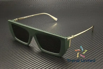 Pre-owned Tiffany & Co Tiffany Tf4214u 8390s4 Dark Emerald Dark Grey 54 Mm Women's Sunglasses In Gray