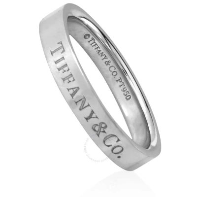 Tiffany & Co Tiffany Unisex  Platinum Band Ring In Silver