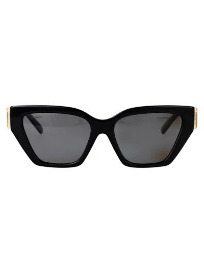 Tiffany & Co Tiffany Black Acetate Sunglasses In 800181 Black