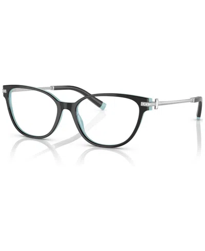 Tiffany & Co Women's Cat Eye Eyeglasses, Tf2223b52-o In Black