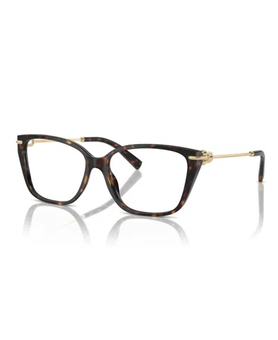 Tiffany & Co Women's Eyeglasses, F2248k In Havana