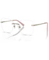Tiffany & Co Women's Eyeglasses, Tf1150 55 In Pale Gold