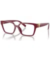 Tiffany & Co Women's Eyeglasses, Tf2232u 53 In Fired Brick