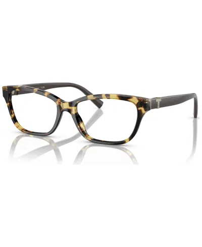 Tiffany & Co Women's Eyeglasses, Tf2233b 54 In Yellow Havana