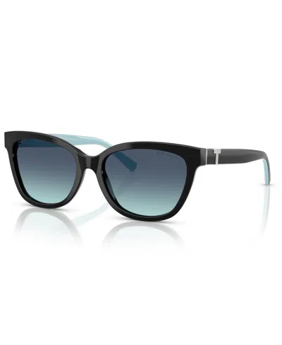 Tiffany & Co Women's Large Sunglasses, Tf4237b In Black