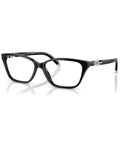 Tiffany & Co Women's Rectangle Eyeglasses, Tf222953-o In Black
