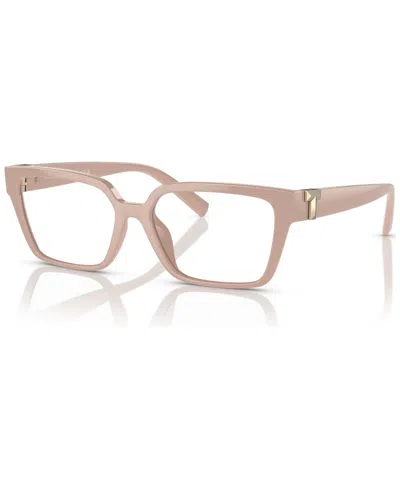 Tiffany & Co Women's Rectangle Eyeglasses, Tf2232u 53 In Cloud Pink