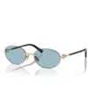 Tiffany & Co Tiffany Sunglasses In Pale Gold,blue