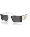 Tiffany & Co 0tf4197 8357s4 Rectangle Sunglasses In Solid White