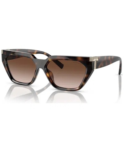 Tiffany & Co Women's Sunglasses, Tf4205u In Havana