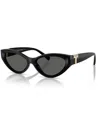 Tiffany & Co . Cat-eye Sunglasses With Black Frame In Black