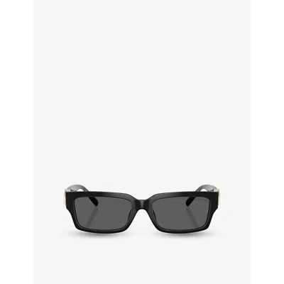 Tiffany & Co Womens Black Tf4226u Rectangle-frame Acetate Sunglasses