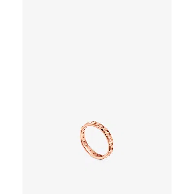 Tiffany & Co Womens Tiffany T True Narrow Ring 18ct Rose-gold Ring Rose Gold