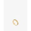 Tiffany & Co Womens Tiffany T Narrow 18ct Yellow-gold And 0.13ct Brilliant-cut Diamond Ring Yellow Gold In Yellow Gold