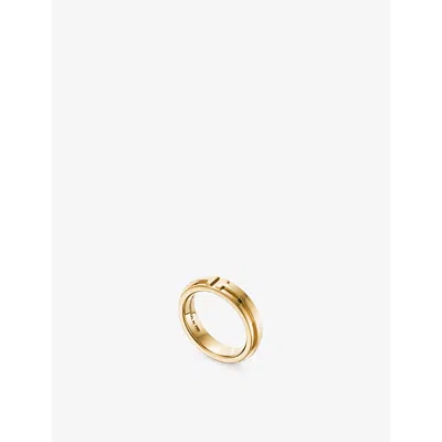 Tiffany & Co Womens Tiffany T Narrow 18ct Yellow-gold Ring Yellow Gold