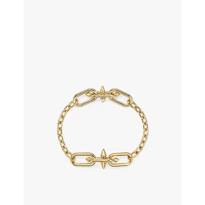 Tiffany & Co . X Pharrell Williams Medium Link Station 18ct Yellow-gold Bracelet Yellow Gold